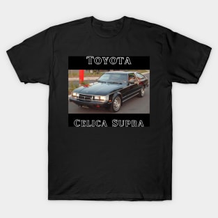 Toyota Celica Supra A50 - Black and White Design T-Shirt